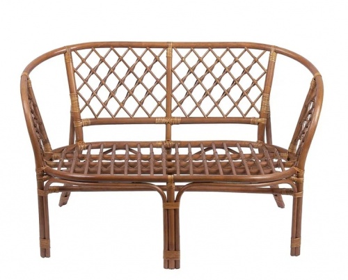 IND Комплект Багама с диваном овальный стол миндаль подушка коричневая 