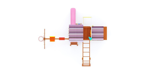 Детская площадка для дачи Савушка TooSun 9 розовый