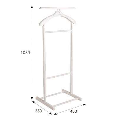 Вешалка костюмная В 21Н белый 
