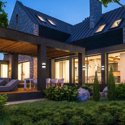 Бра уличное Elektrostandard 1519 Techno LED Maul черный