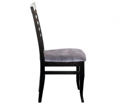 Стул МДК-93 Венге Микровелюр серый 