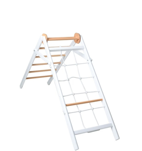 Детский спортивный комплекс Perfetto sport Piccolo angolo in legno bianco-naturale PS-109 Мини