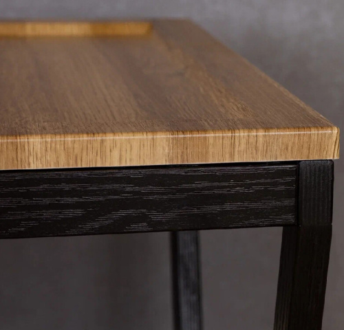 Стол журнальный BeautyStyle 33 дуб вотан черный 