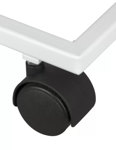 Стол приставной МеталлАрт М007 белый мрамор белый 