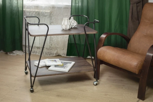 Стол сервировочный Эстер дуб маррон 