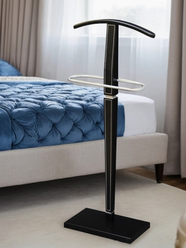 Вешалка костюмная В 70 венге серебро 