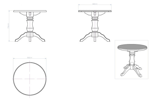 Стол Юпитер сатин 