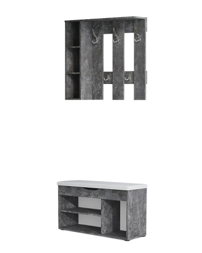 Банкетка Норд СН-122.08 бетон спаркс 