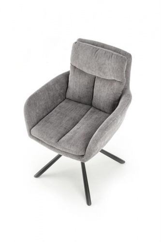 Стул HALMAR K495 серый черный 