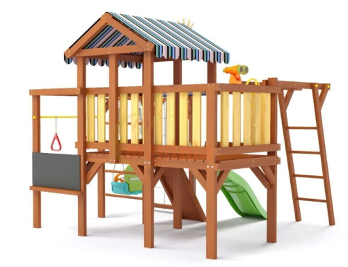 Детская спортивная площадка для дачи Савушка Baby Play 5 (Priority)