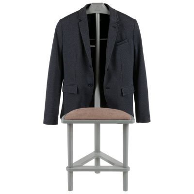 Вешалка костюмная с сиденьем В 26Н серый 