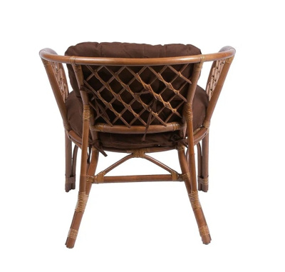 IND Комплект Багама 1 дуэт миндаль подушка коричневая 