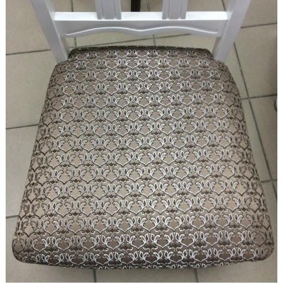 Стул МД-243.1 Береза Эмаль белая Жаккард лоди 29/2 