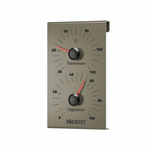 Термогигрометр EVEREST алюминий PLATINUM (TG-24)