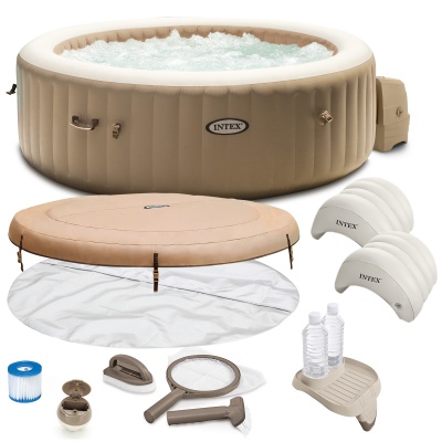 28426 СПА-бассейн Bubble Massage 145/196х71см 795л Intex
