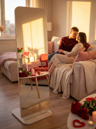 Зеркало напольное Стелла 4 дуб крафт белый 