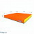 Мат Romana 100 x 100 x 10 в 4 сложения оранжево-желтый
