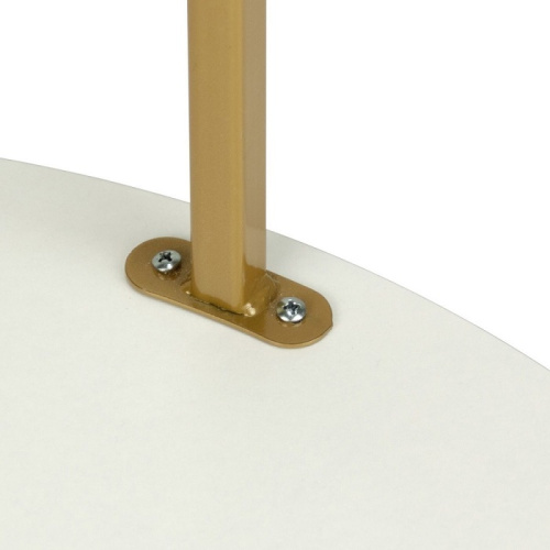 Стол журнальный МеталлАрт М001 черный мрамор золото 