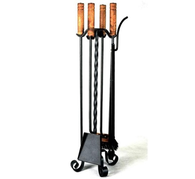 Каминный набор БРИСТОЛЬ черный