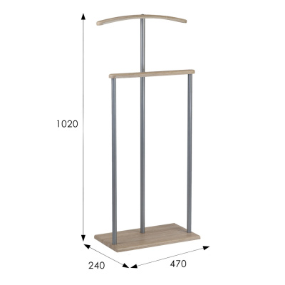 Вешалка костюмная Дэви 1 дуб сонома 