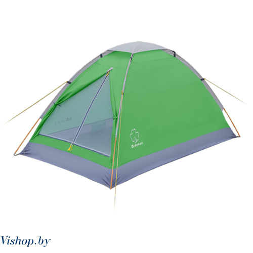 Палатка 2-х местная Моби 2 V2, зелёная/светло-серая