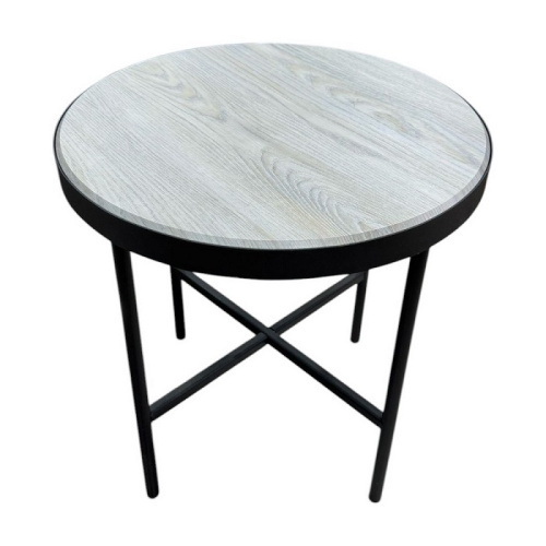 Стол журнальный МеталлАрт М011 малый бежевый дуб 