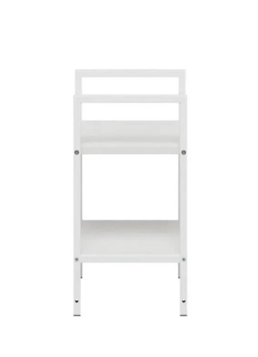 Стеллаж Leset Стилвуд 12 узкий 2 полки белый 