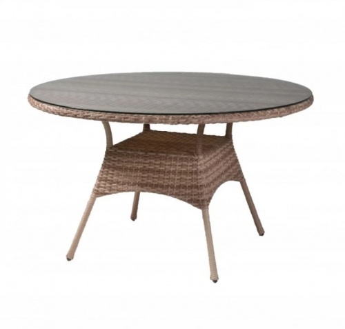 Стол круглый разборный 722 D130 светлый