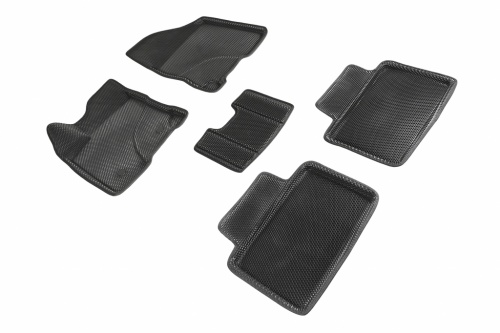 Коврики салона EVA 3D соты для Lada Vesta 2015- Черные