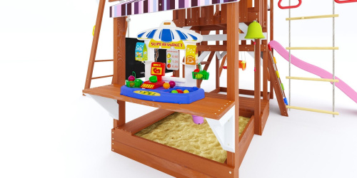 Детская площадка для дачи Савушка TooSun 9 розовый