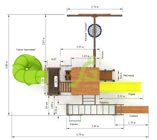 Детская площадка IgraGrad Спорт 6