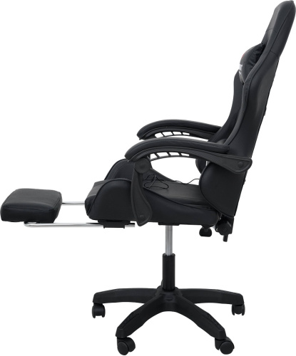 Вибромассажное кресло Calviano 1584 черное PU 