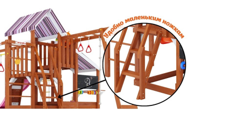 Детская площадка для дачи Савушка TooSun 14 розовый