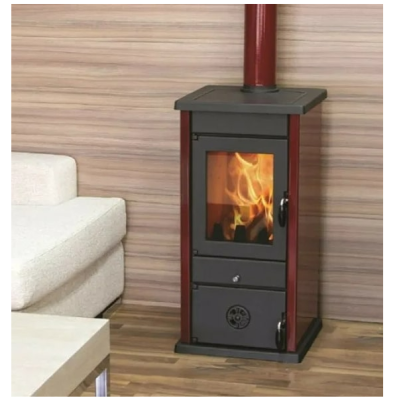 Печь-камин MBS VESTA ECO DARK RED