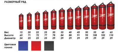 Груша для бокса  Absolute Champion Red 20 кг