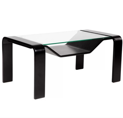 Стол журнальный Гурон 1 черный матовый 