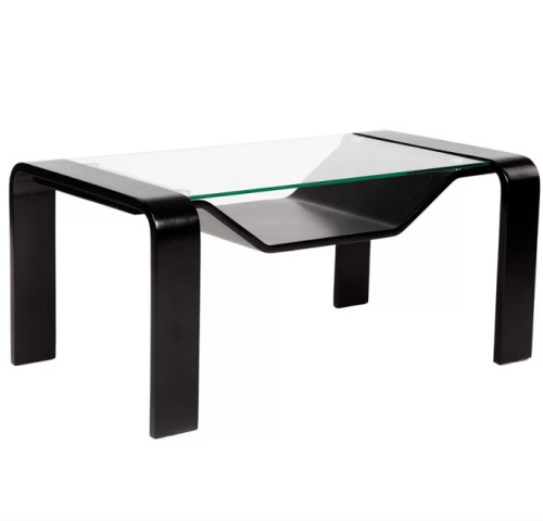 Стол журнальный Гурон 1 черный матовый 