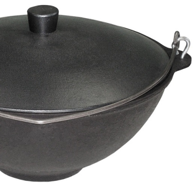 Казан 4л с крышкой и ручкой (К-Д) (Б)