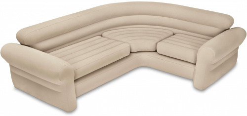 Угловой диван надувной Intex 257х203х76 см Артикул 68575NP (Китай)