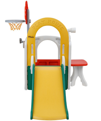 Горка-комплекс Pituso Fun Space FE-HT-TQK01 зеленый желтый