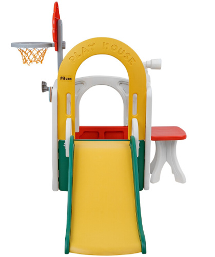Горка-комплекс Pituso Fun Space FE-HT-TQK01 зеленый желтый