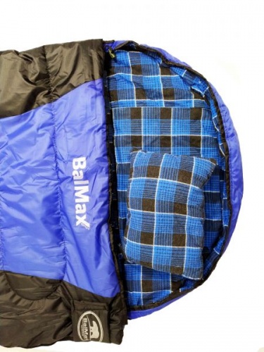 Спальный мешок Balmax (Аляска) Elit series до -3 градусов Blue р-р R (правая)