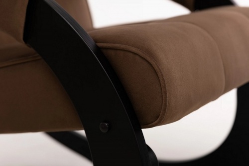 Кресло-качалка Leset Хилл венге Velur V23