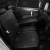 Автомобильные чехлы для сидений Hyundai Porter фургон 3 места. ЭК-01 чёрный/чёрный