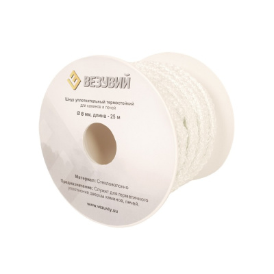 Шнур термостойкий ВЕЗУВИЙ 6мм (25м/п)