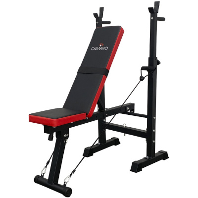 Скамья спортивная Calviano 1008 Red black