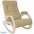 Кресло-качалка модель 4 б/л Мальта 03 сливочный