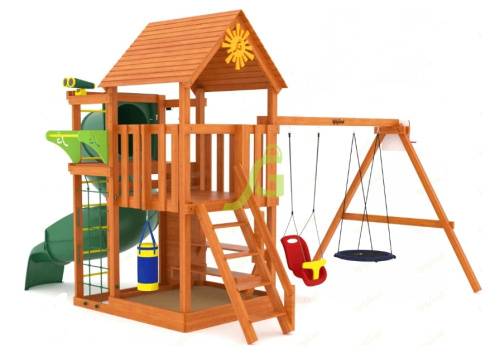 Детская площадка IgraGrad Крафт Pro 3 с трубой
