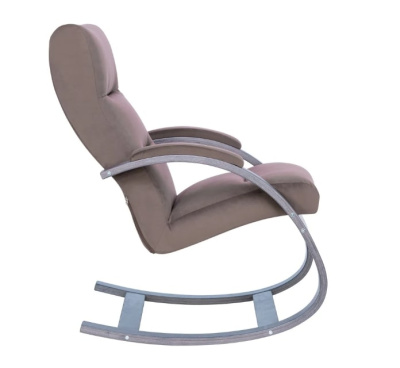 Кресло-качалка Leset Милано венге текстура Velur V23
