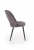 Стул HALMAR K384 серый черный 